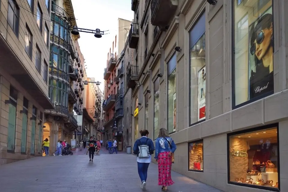 Imatge de l'Eix Comercial de Lleida - Miquel de Santiago