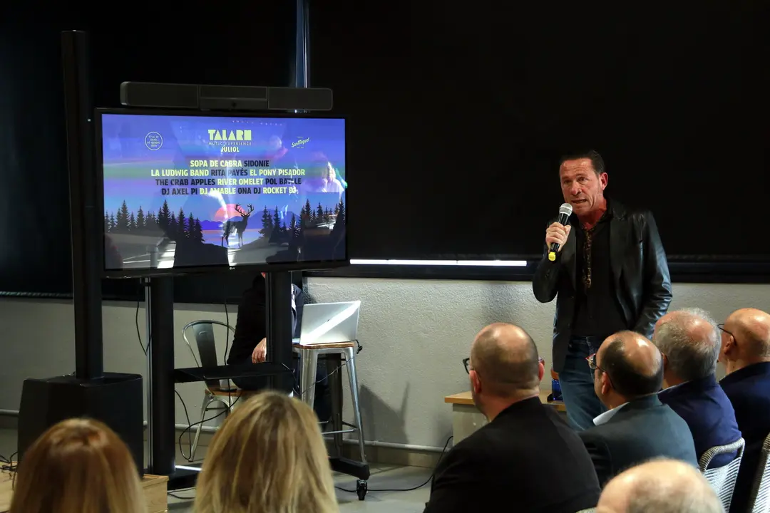 Ramon Mitjana, director del Talarn Music Experience, presentant el festival de 2025. Foto: ACN