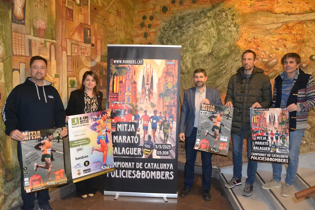 Presentació de la Mitja Marató de Balaguer. Foto: Cedida per la Diputació de Lleida
