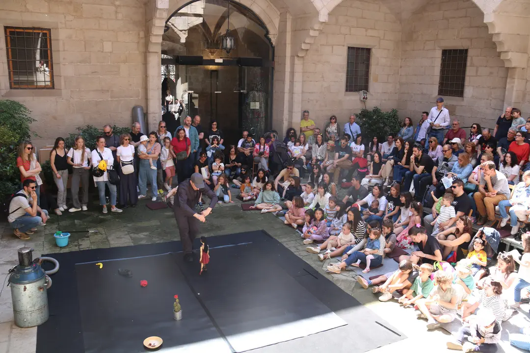 Espectacle titellaire en el marc de la 36a edició de la Fira de Titelles de Lleida. Foto: ACN