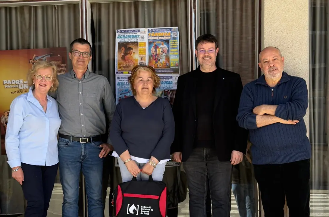 Campanya per promoure la donació de sang a les sales de Circuit Urgellenc. Foto: Cedida