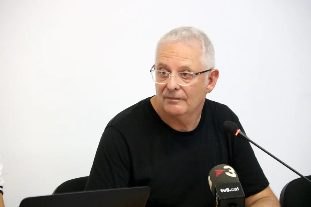El tinent d'alcalde d'Arbeca, Francesc Roset, durant la sessió plenària