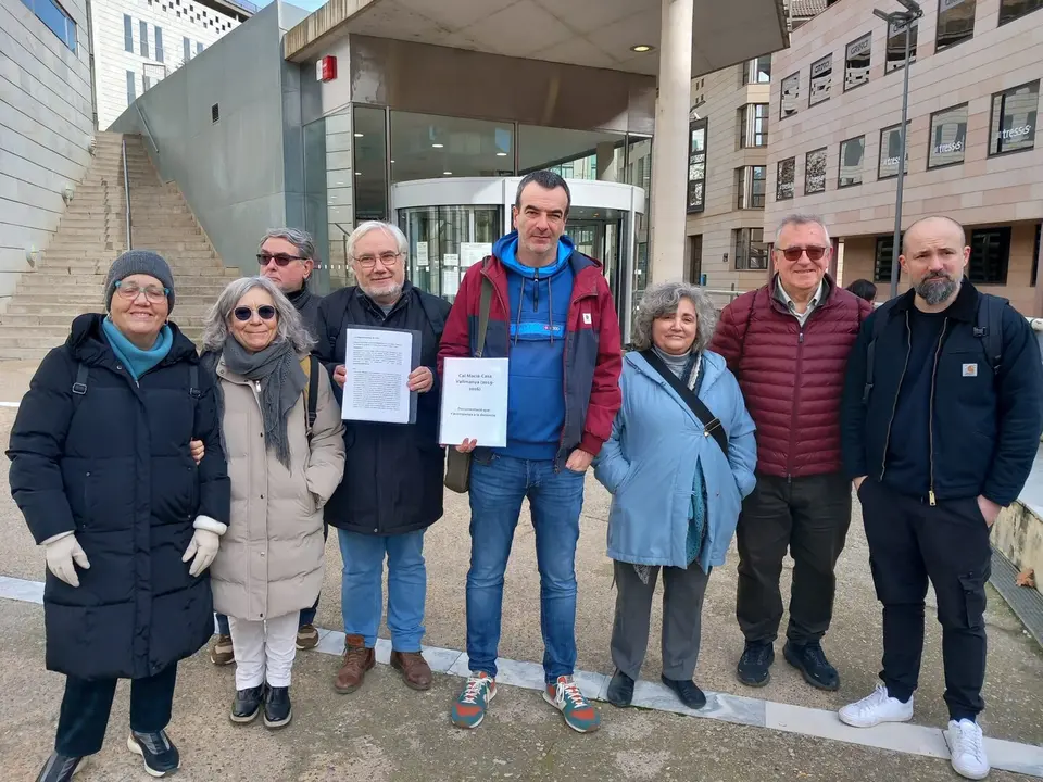 Presentaci&oacute; de la den&uacute;ncia als jutjats de Lleida. Foto: ACN