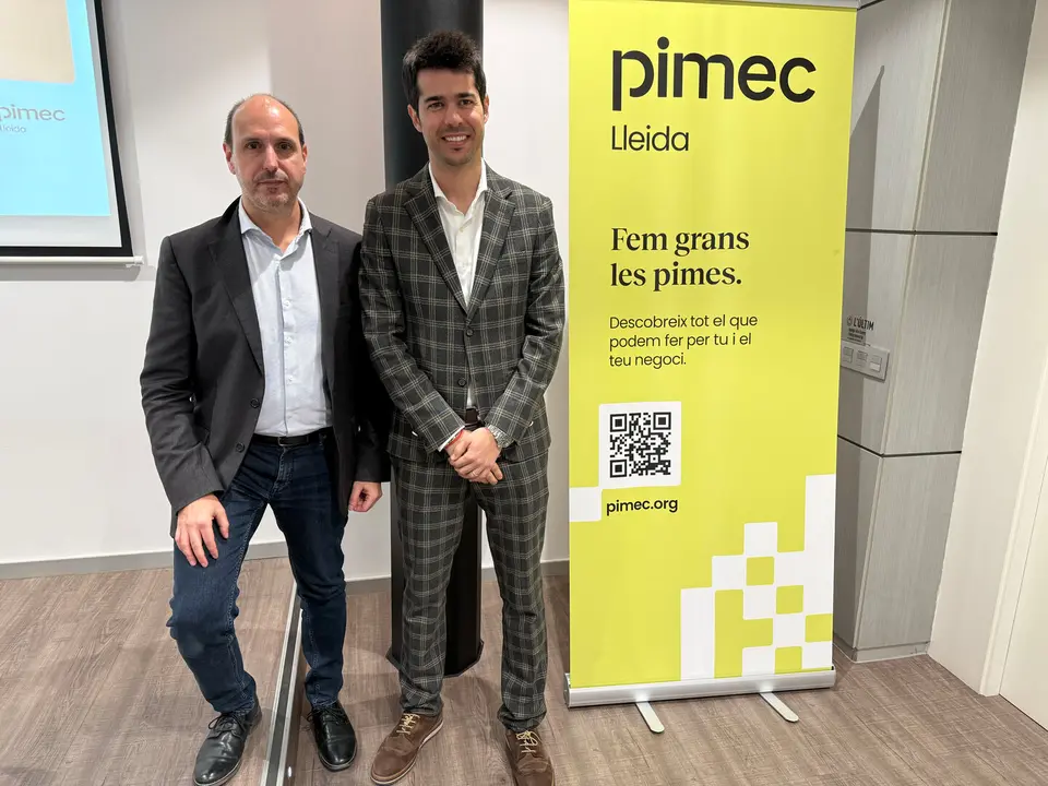 Carles Mas i Borja Solans, de PIMEC. Foto: PIMEC