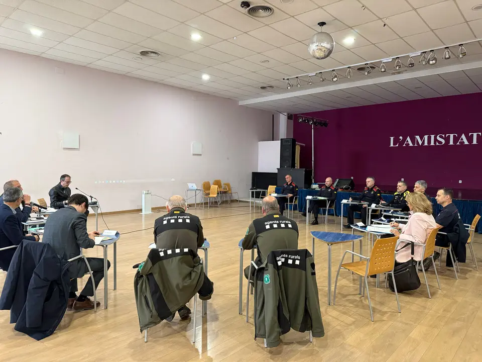 Junta local de seguretat de Mollerussa. Foto: Aj de Mollerussa