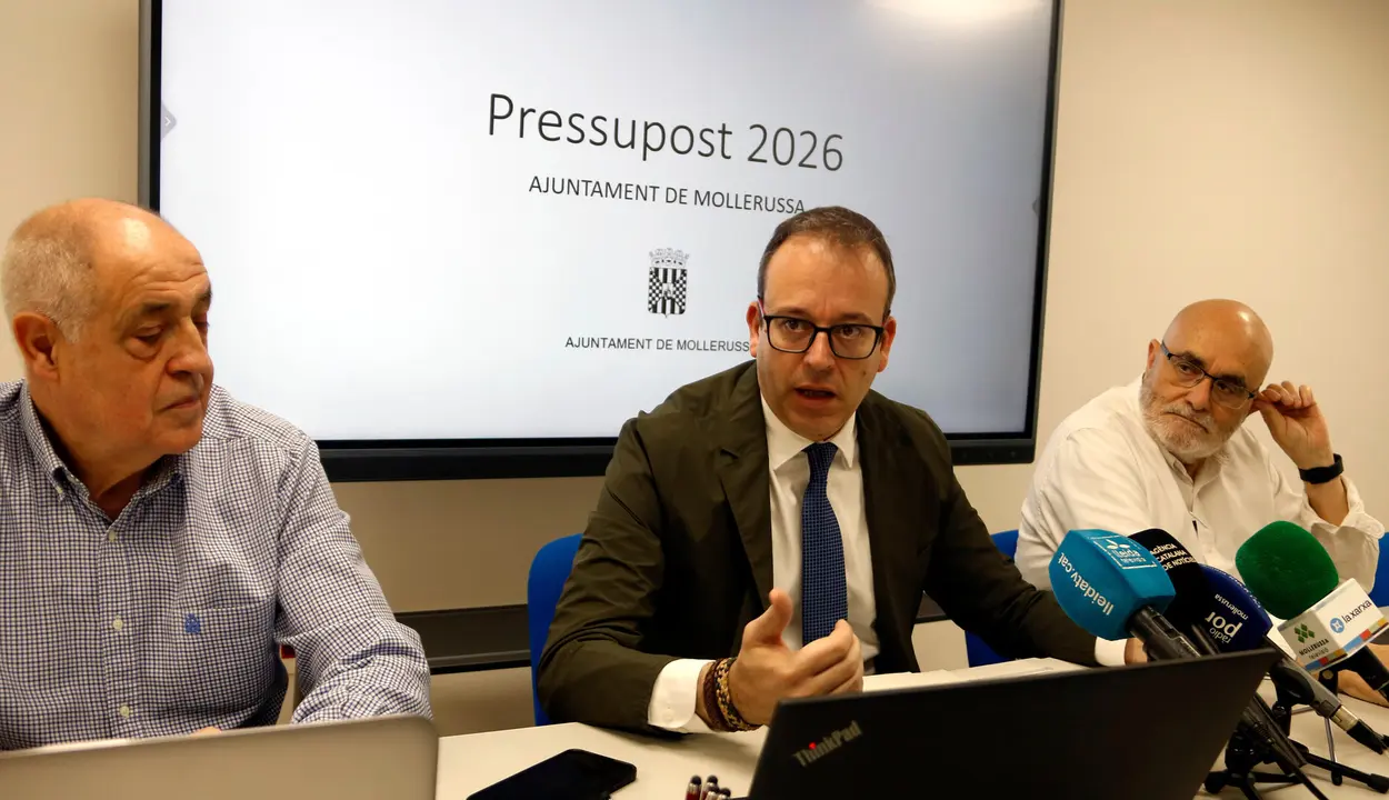 Marc Solsona presentant els pressupostos del 2026. Foto: ACN