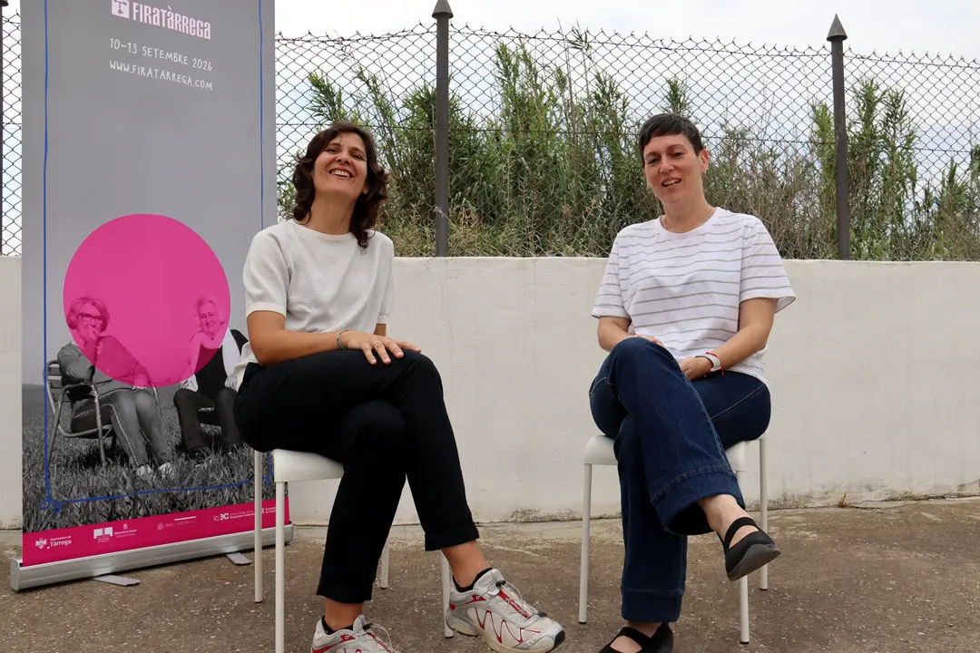 Anna Giribet i Abigail Ballester, de Fira T&agrave;rrega. Foto: ACN