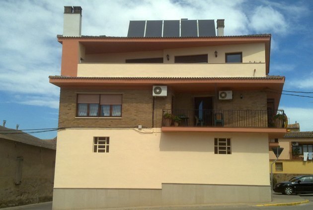Habitatge que compta amb el sistema de calefacció solar.