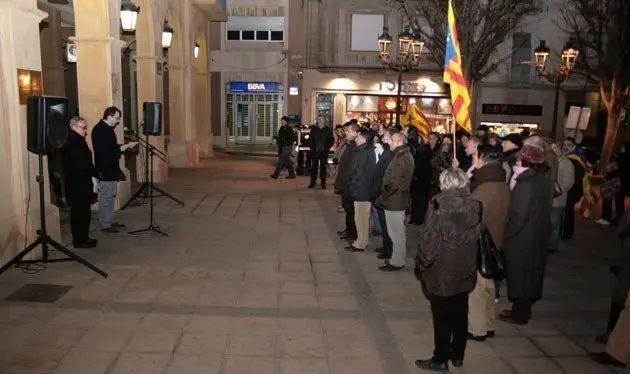 Josep M. Sala com a representant de l'Assemblea Nacional Catalana.