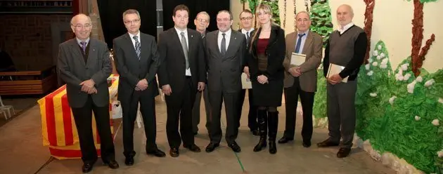 Galitó en la presentació del volum 21 de la col·lecció d'Estudis Castellnouencs.