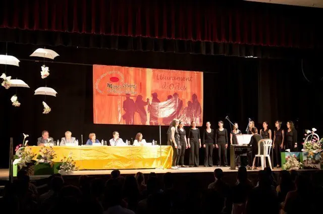 El cor Eurídice va actuar durant l'acte