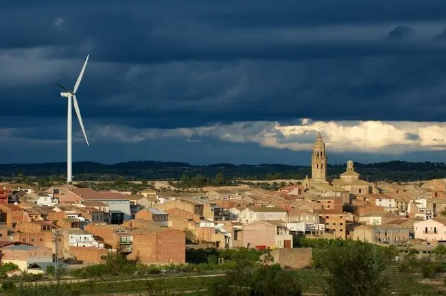 Vista del municipi de la Granadella, on s'ubica el Viver Garrigues Altes