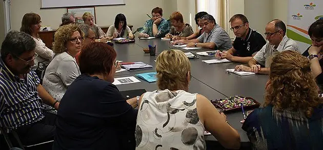 Reunió amb els directors dels centres educatius del Pla d'Urgell.