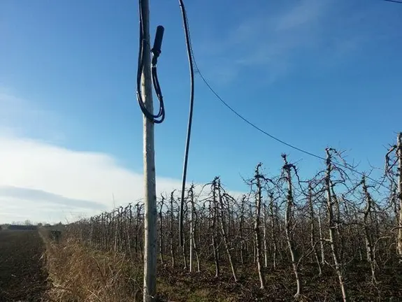 Els lladres no van poder endur-se el cable per l'alarma i l'actuació dels Mossos.