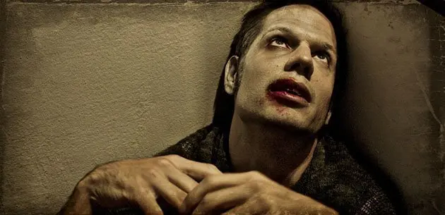 Robert Gracia en una performance del projecte "Nosferatu: El origen"