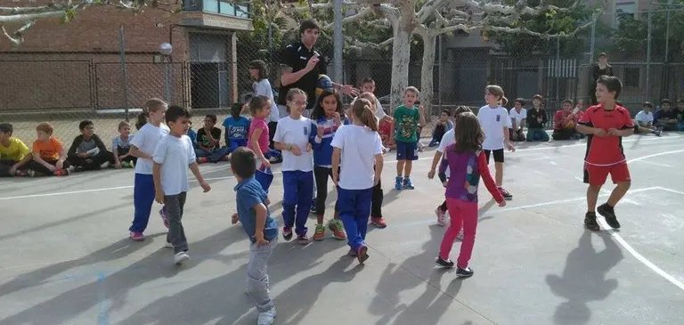 Força Lleida a l'escola de Juneda