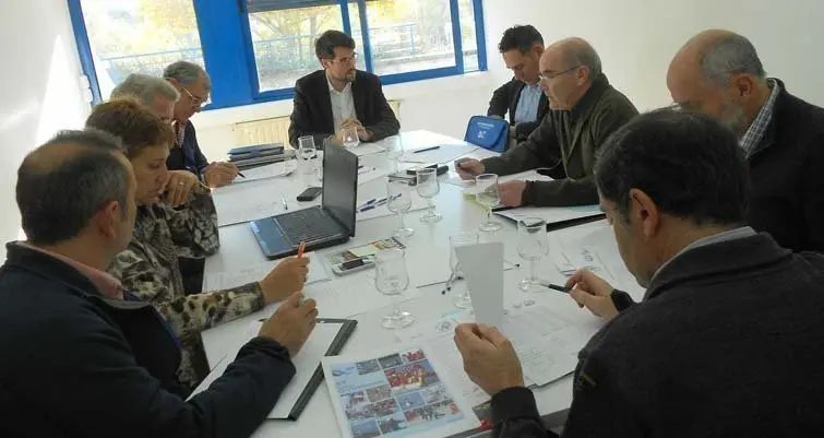 Reunió per acordar presentar la candidatura de la Seu per organitzar el Campionat del Món d'Eslàlom de 2019