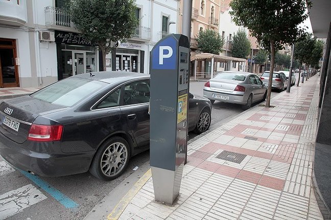 Zona blava de l&#39;avinguda Generalitat que s&#39;alliberarà del pagament.
