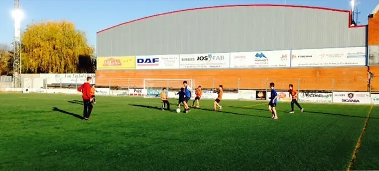 La trobada de Futbol 7 dels Instituts e Mollerussa del Consell Esportiu del Pla d'Urgell.