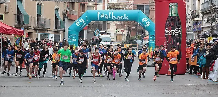 La Cursa de l'Indiot va comptar amb la participació de 300 atletes escolars.