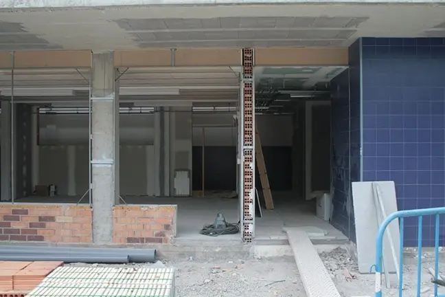 Obres de reforma de l'escola Mossèn Ton Clavé de Vila-sana.