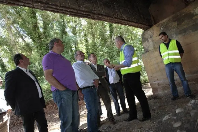 Fotografia d'arxiu, corresponent a l'estat del pont abans de l'inici de les obres