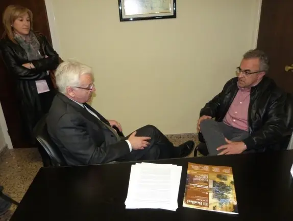 Reunió Mir - Mascarell per desencallar l'Arxiu Comarcal de les Garrigues (01-04-2015)