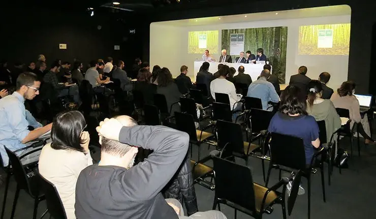 El conseller Ferran Mascarell presideix la presentació de la tercera edició de Sónar +