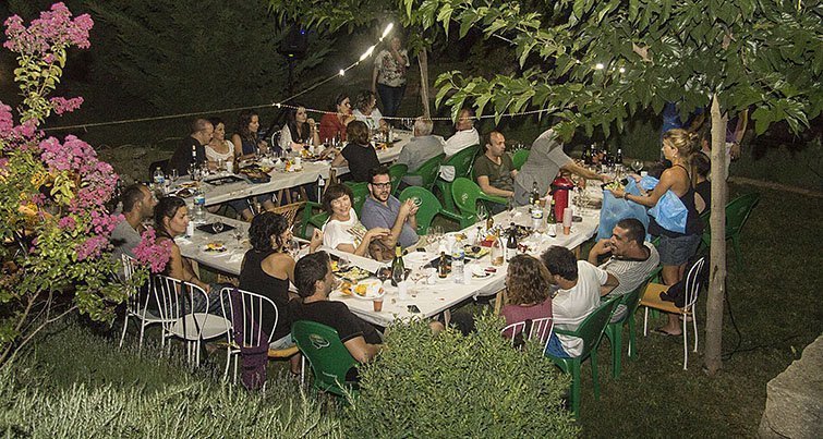 Sopar i tast de vins a l'Era de Cal Falillo de Vilanova de Bellpuig