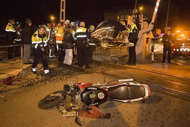 L'accident va tenir lloc en el pas de la carretera del Palau d'Anglesola