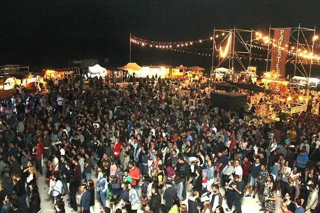 Públic al Càmping Municipal la nit de dissabte a Tàrrega - Interior