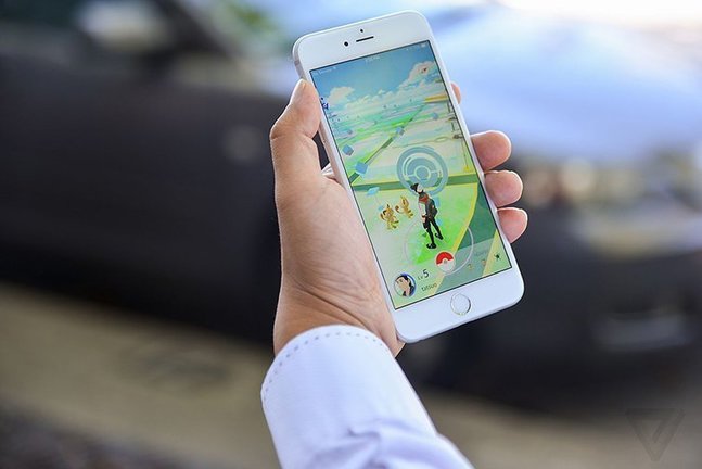 Imatge del Pokémon Go en un dispositiu mòbil