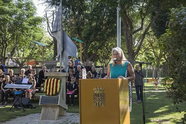 Montse Macià va va pronunciar la glosa de la Diada de 11 de Setembre