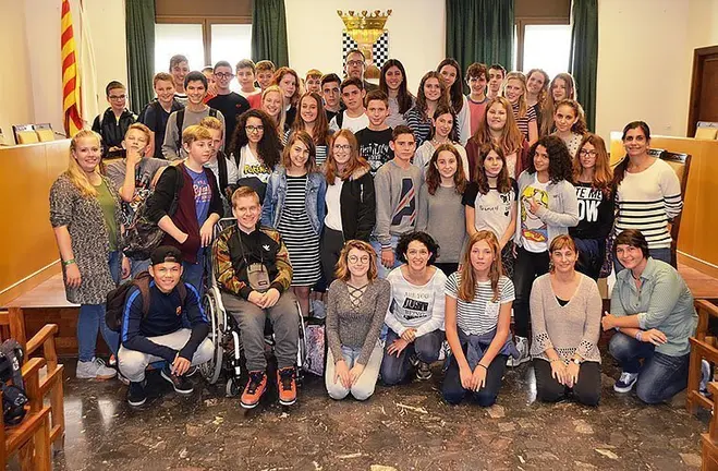 Mollerussa visita alumnes holandesos grup inerior