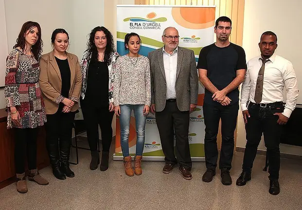 Els joves contractats pel Consell Comarcal del Pla d'Urgell