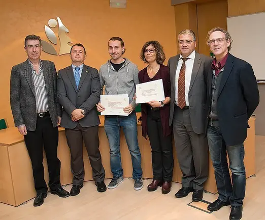 Els autors dels millors treballs de final de cicle i master premiats Int