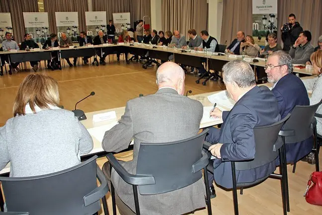 La Diputació de Lleida ha acollit una reunió amb diferents representants institucionals 1
