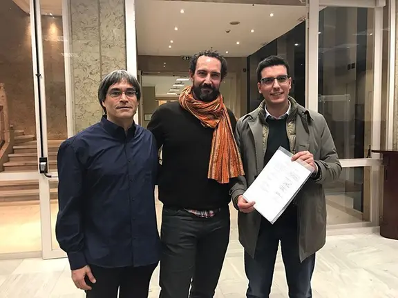 Toni Postius, d’En Comú Podem, Jaume Moya, i d’Esquerra Republicana, Francesc Xavier Eritja,