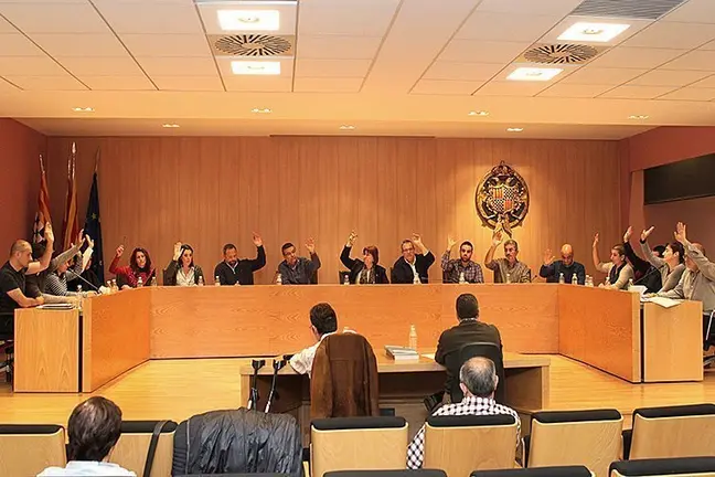 Una sessió del Ple de l'Ajuntament de Tàrrega