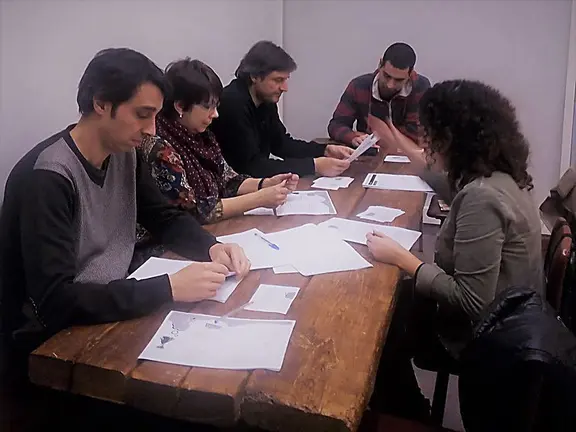 La deliberació dels membres del moral de l'Espenta