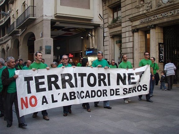 Mobilitzacions en contra de l'abocador de Serós en els municipis del Segrià 1