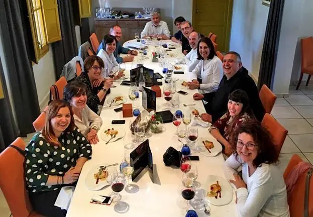 Els representants dels mitjans de comunicaciò de Lleida 1