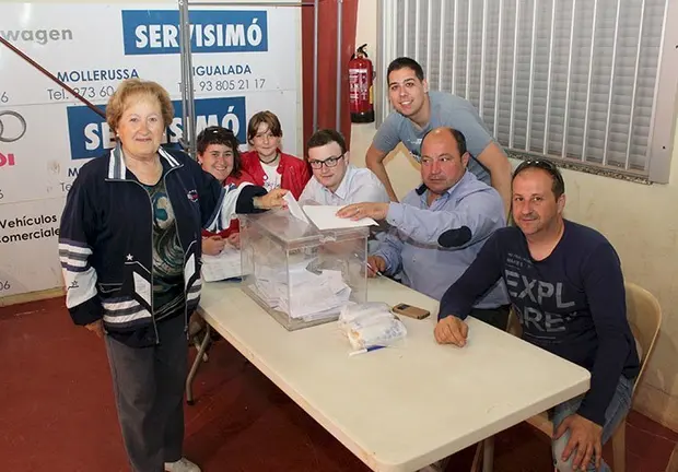 La votació que va designar a la pubilla i l'hereu de Golmés pèl 2017