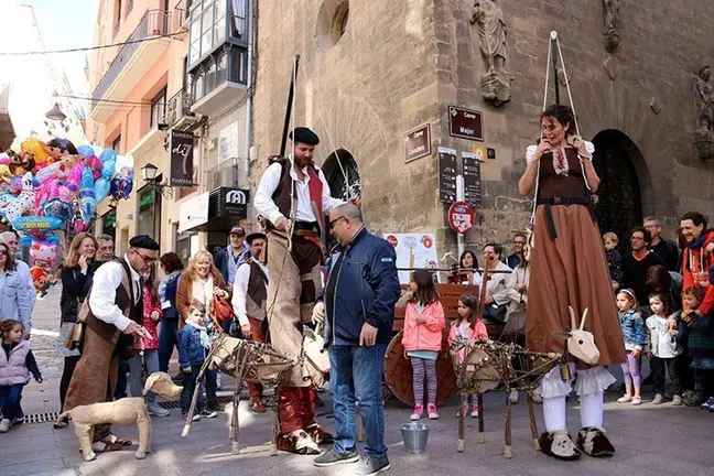 Imatge de l'espectacle 'Transhumància' de la companyia Xip Xap