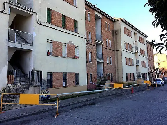 imatge d'una de les actuacions en els blocs del grup Sant Isidori 2