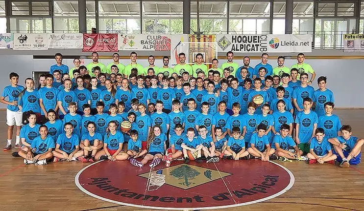 El Campus de Bàsquet d'Alpicat dóna cabuda a 21 joves irlandesos 2 interior