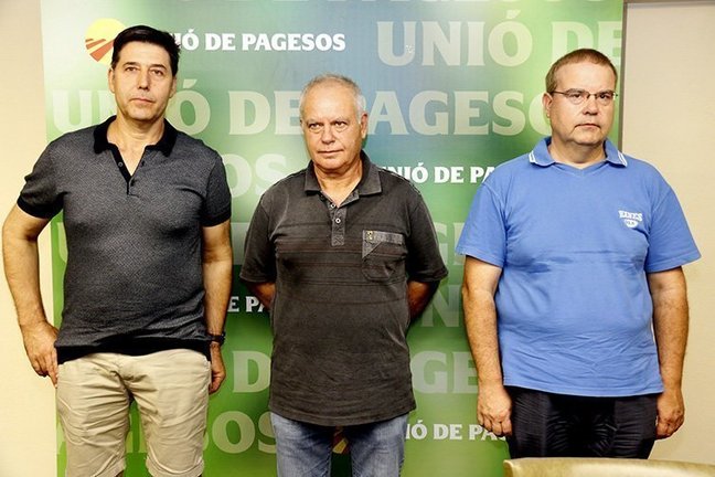 Rossend Saltiveri, Santi Querol, i el responsable de la Segarra, Ramon Augé