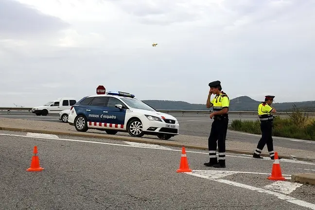 Un control dels Mossos d'Esquadra