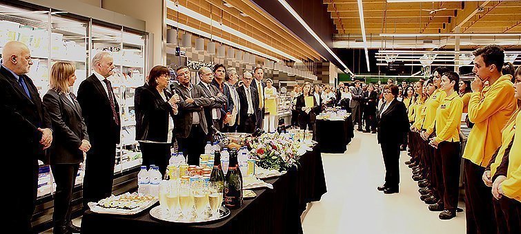 Acte inaugural del nou supermercat de BON PREU