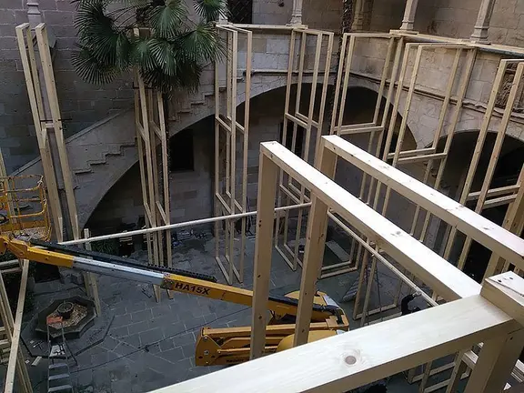 El Pati Gòtic de l’IEI acollirà dilluns vinent la inauguració de l’exposició ‘Arquitectures en el paisatge 1 inteior
